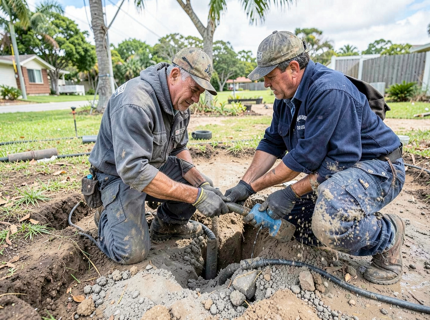 Under-Slab Pipe Leak Repair in Greenacres